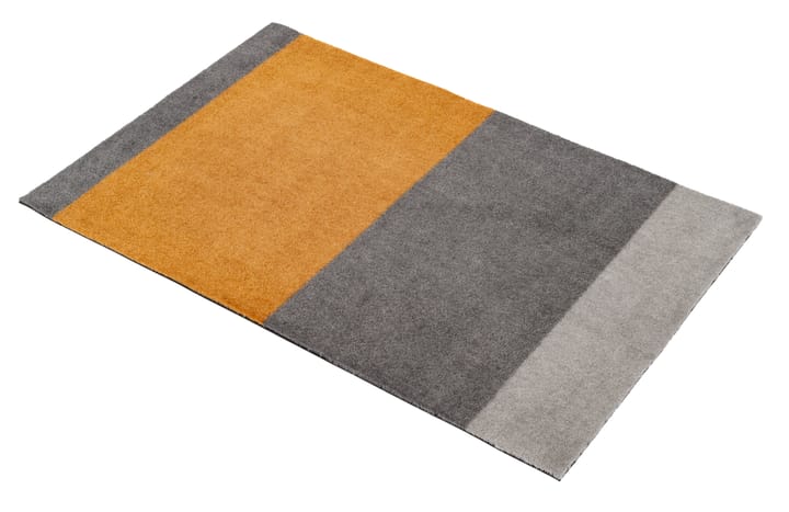 Stripes by tica, horisontal, dørmåtte, Grey/grey/dijon, 60x90 cm tica copenhagen