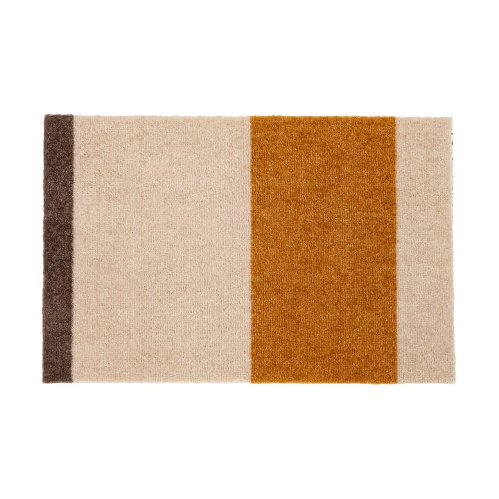 Stripes by tica, horisontal, dørmåtte - Ivory/Dijon/Brown, 40x60 cm - Tica copenhagen