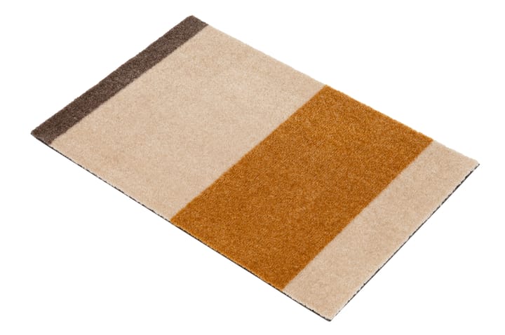 Stripes by tica, horisontal, dørmåtte, Ivory/dijon/brown, 40x60 cm tica copenhagen