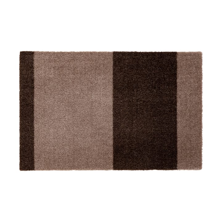 Stripes by tica, horisontal, dørmåtte - Sand/brown, 40x60 cm - Tica copenhagen