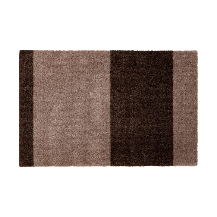 Stripes by tica, horisontal, dørmåtte - Sand/Brown, 40x60 cm - tica copenhagen