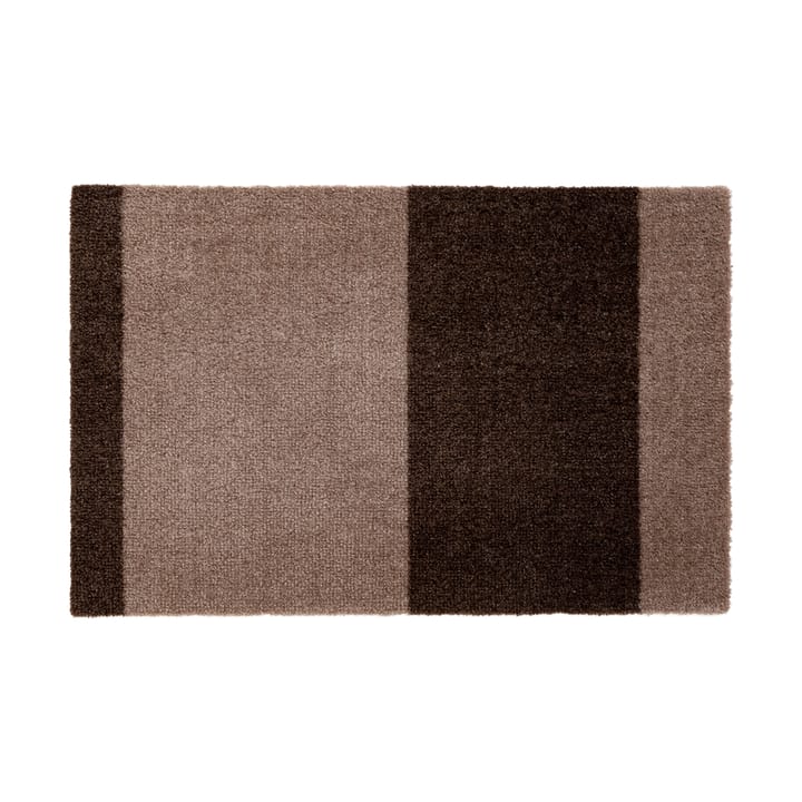 Stripes by tica, horisontal, dørmåtte - Sand/Brown, 40x60 cm - Tica copenhagen