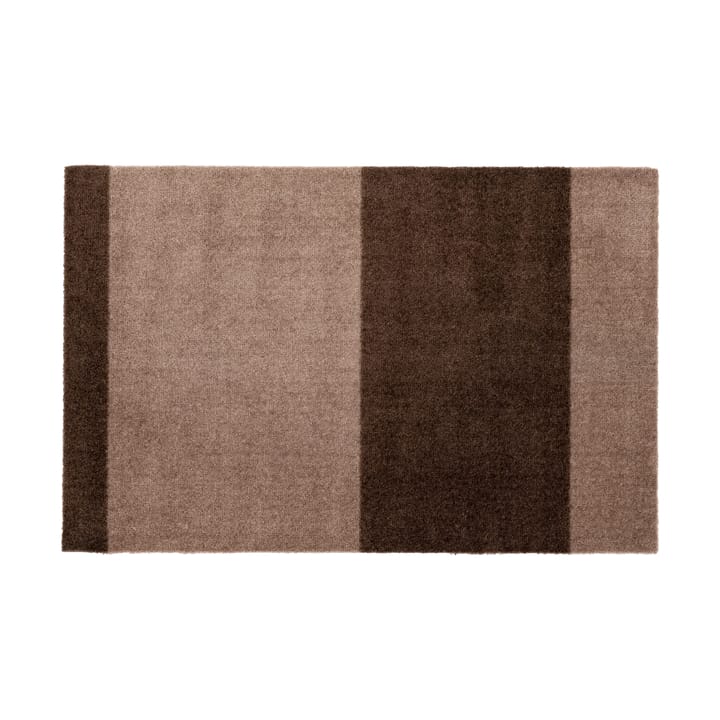 Stripes by tica, horisontal, dørmåtte - Sand/Brown, 60x90 cm - Tica copenhagen