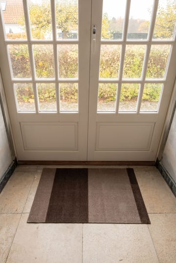 Stripes by tica, horisontal, dørmåtte - Sand/brown, 60x90 cm - tica copenhagen