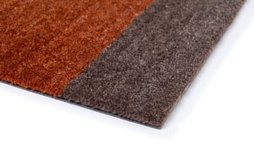 Stripes by tica, horisontal, entrétæppe/løber - Brown/terrakotta 67x120 cm - tica copenhagen