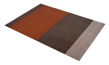 Stripes by tica, horisontal, entrét�æppe/løber - Brown/Terrakotta 90x130 cm - tica copenhagen