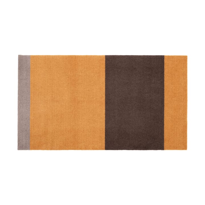 Stripes by tica, horisontal, entrétæppe/løber - Dijon/brown/sand, 67x120 cm - Tica copenhagen