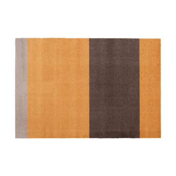 Stripes by tica, horisontal, entrétæppe/løber - Dijon/brown/sand, 90x130 cm - Tica copenhagen