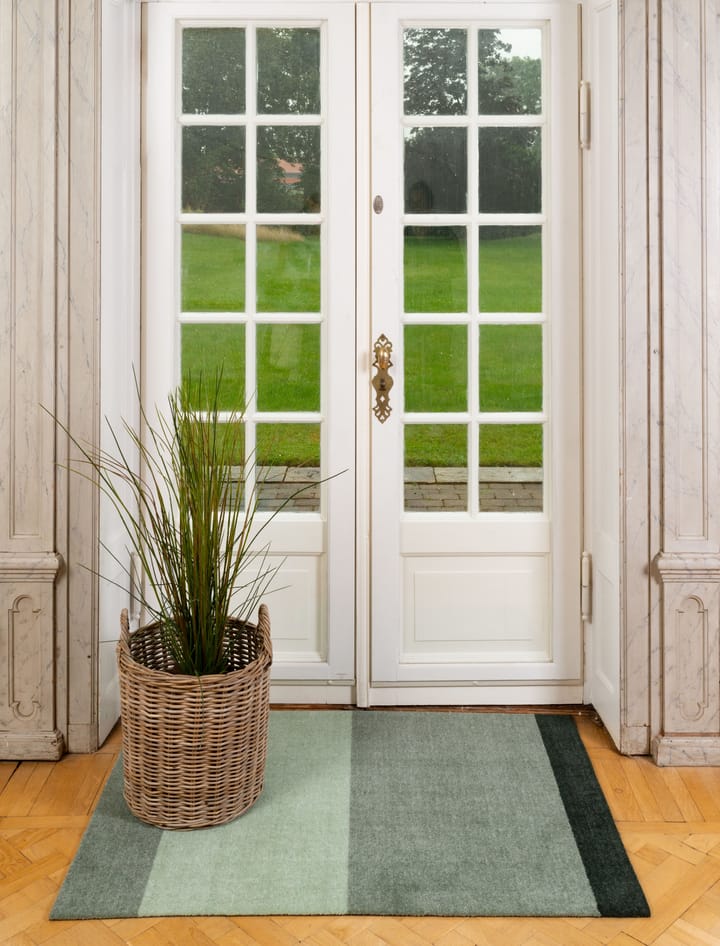 Stripes by tica, horisontal, entrétæppe/løber, Green, 90x130 cm tica copenhagen