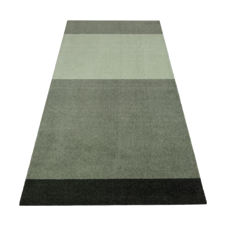 Stripes by tica, horisontal, entrétæppe/løber - Green, 90x200 cm - Tica copenhagen
