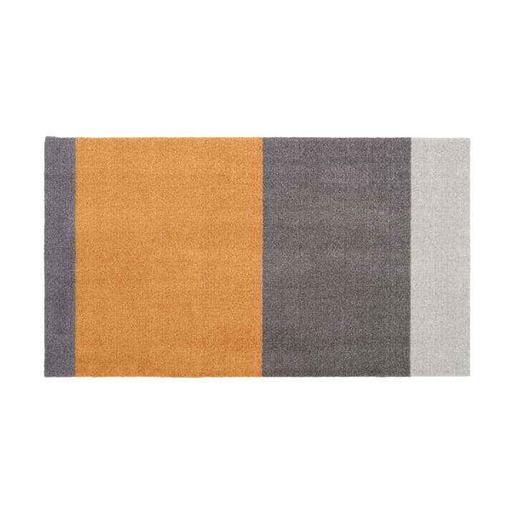 Stripes by tica, horisontal, entrétæppe/løber - Grey/grey/dijon, 67x120 cm - Tica copenhagen
