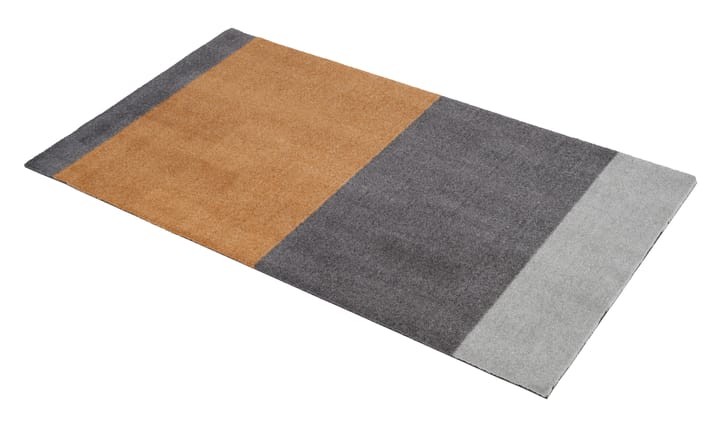Stripes by tica, horisontal, entrétæppe/løber, Grey/grey/dijon, 67x120 cm tica copenhagen