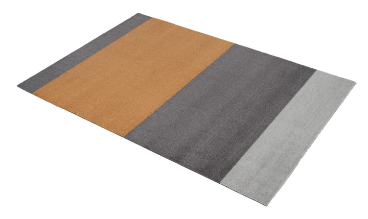 Stripes by tica, horisontal, entrétæppe/løber, Grey/grey/dijon, 90x130 cm tica copenhagen