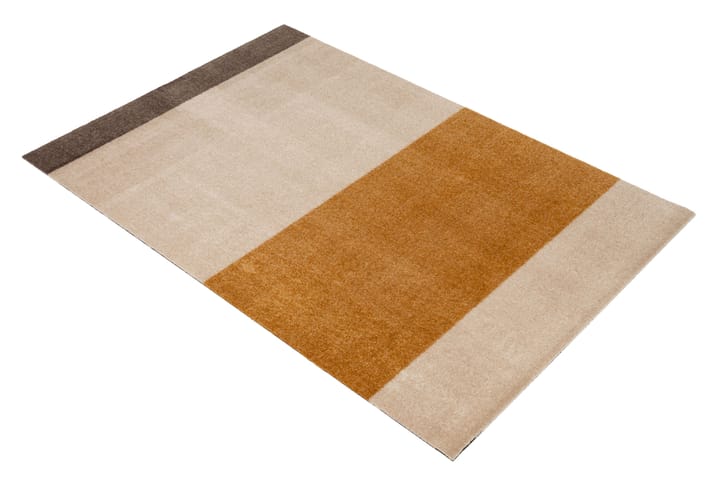Stripes by tica, horisontal, entrétæppe/løber, Ivory/dijon/brown, 90x130 cm tica copenhagen