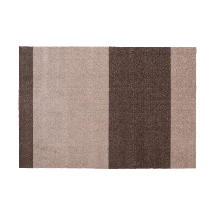 Stripes by tica, horisontal, entrétæppe/løber - Sand/brown, 90x130 cm - Tica copenhagen