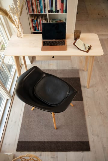 Stripes by tica, horisontal, entrétæppe/løber - Sand/brown, 90x130 cm - tica copenhagen