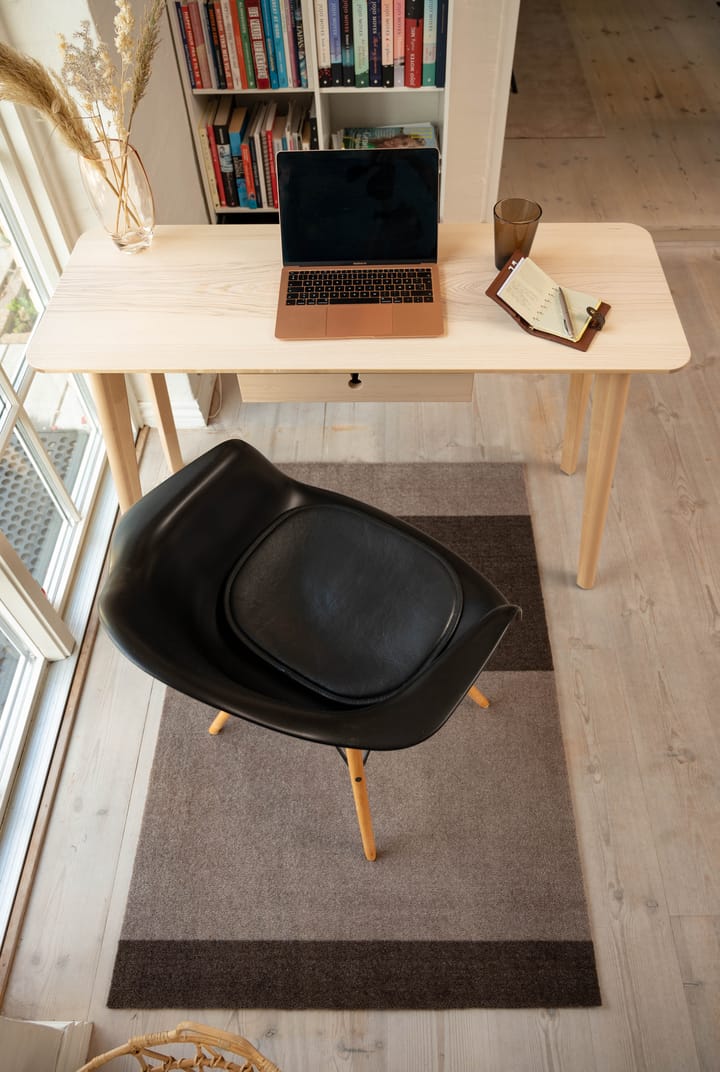 Stripes by tica, horisontal, entrétæppe/løber, Sand/brown, 90x130 cm tica copenhagen