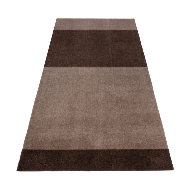 Stripes by tica, horisontal, entrétæppe/løber - Sand/brown, 90x200 cm - Tica copenhagen
