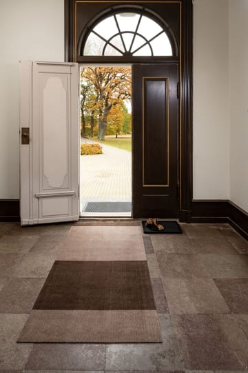 Stripes by tica, horisontal, entrétæppe/løber - Sand/brown, 90x200 cm - tica copenhagen
