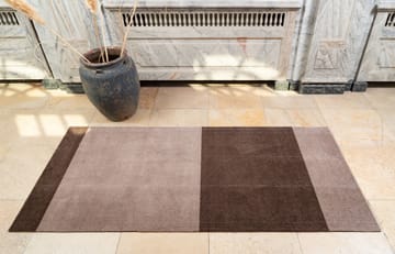 Stripes by tica, horisontal, entrétæppe/løber - Sand/brown, 90x200 cm - tica copenhagen
