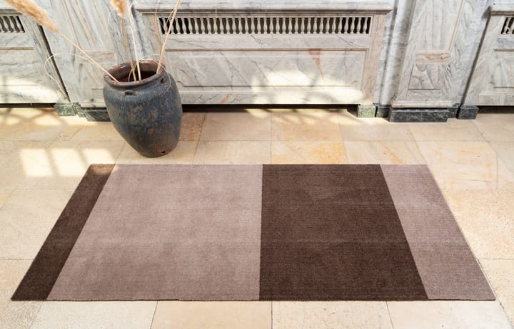Stripes by tica, horisontal, entrétæppe/løber, Sand/brown, 90x200 cm tica copenhagen