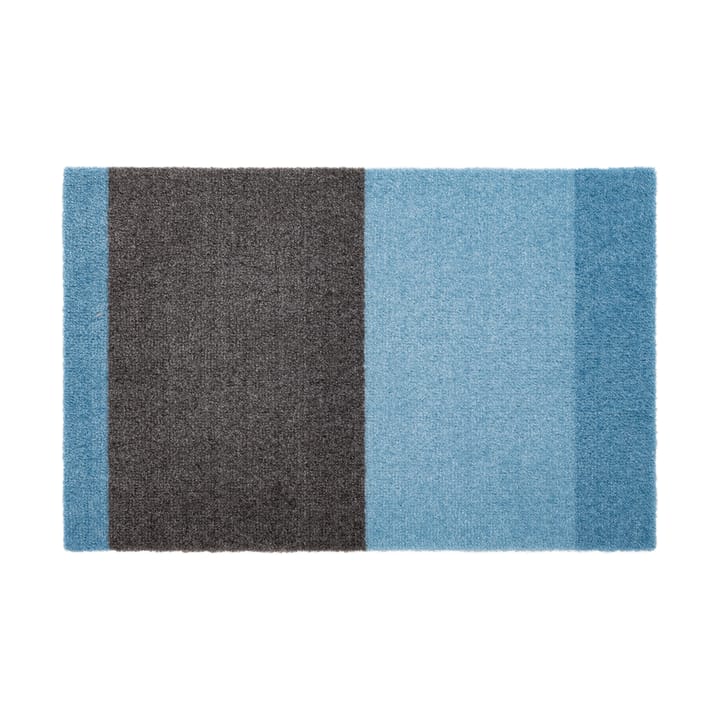 Stripes dørmåtte horisontal - Blue/steel grey, 40x60 cm - Tica copenhagen