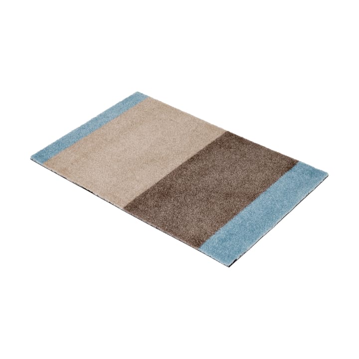 Stripes dørmåtte horisontal, Ivory-sand-blue, 40x60 cm tica copenhagen