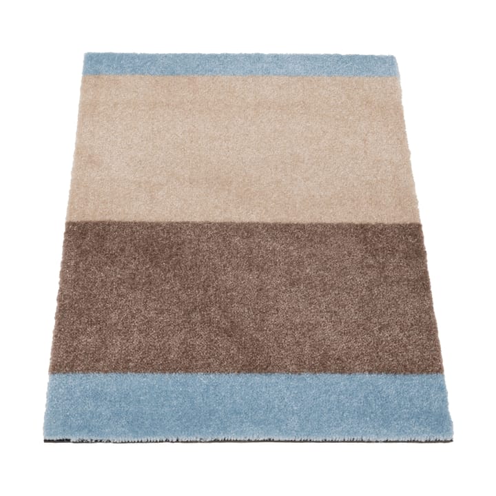 Stripes dørmåtte horisontal, Ivory-sand-blue, 40x60 cm tica copenhagen