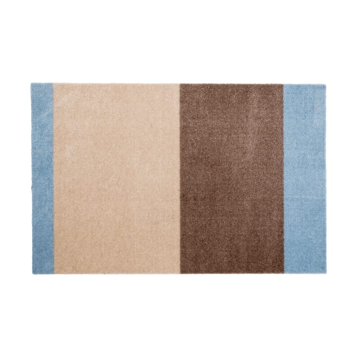 Stripes dørmåtte horisontal - Ivory-sand-blue, 60x90 cm - Tica copenhagen