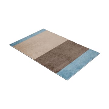 Stripes dørmåtte horisontal - Ivory-sand-blue, 60x90 cm - tica copenhagen