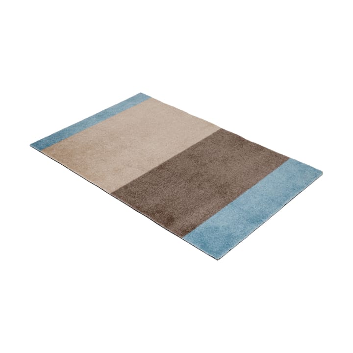 Stripes dørmåtte horisontal, Ivory-sand-blue, 60x90 cm tica copenhagen