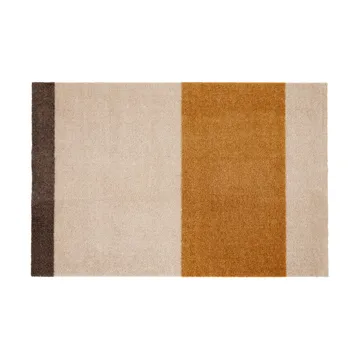 Stripes dørmåtte horisontal - Ivory/dijon/brown, 60x90 cm - tica copenhagen