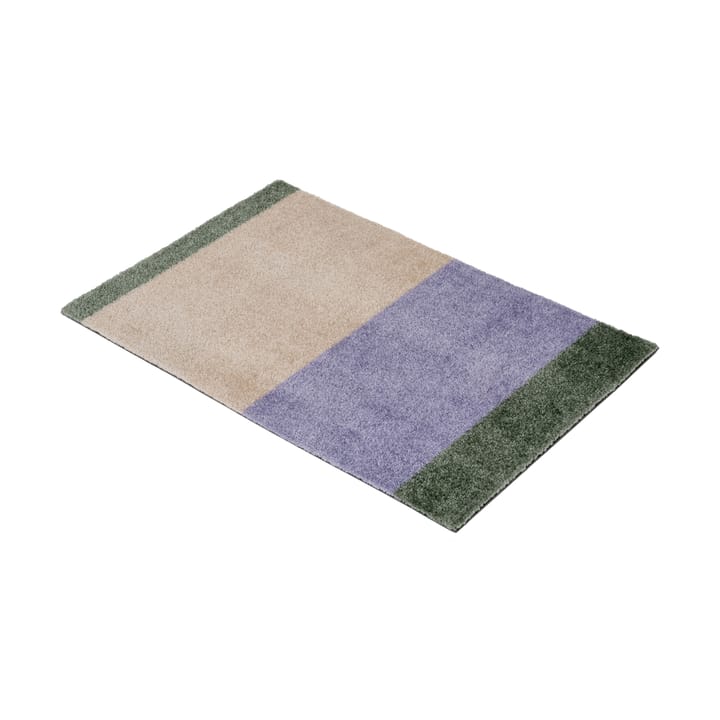Stripes dørmåtte horisontal, Lilac-ivory-green, 40x60 cm tica copenhagen