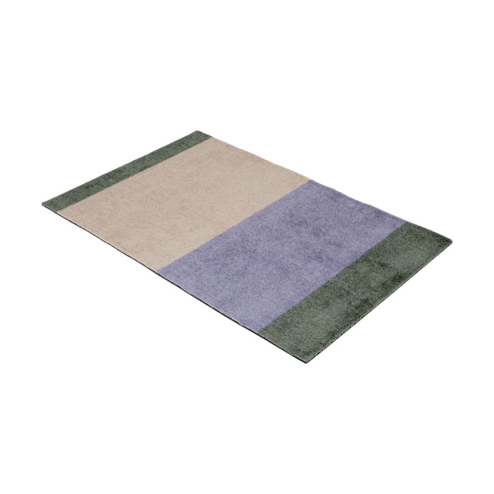Stripes dørmåtte horisontal, Lilac-ivory-green, 60x90 cm tica copenhagen