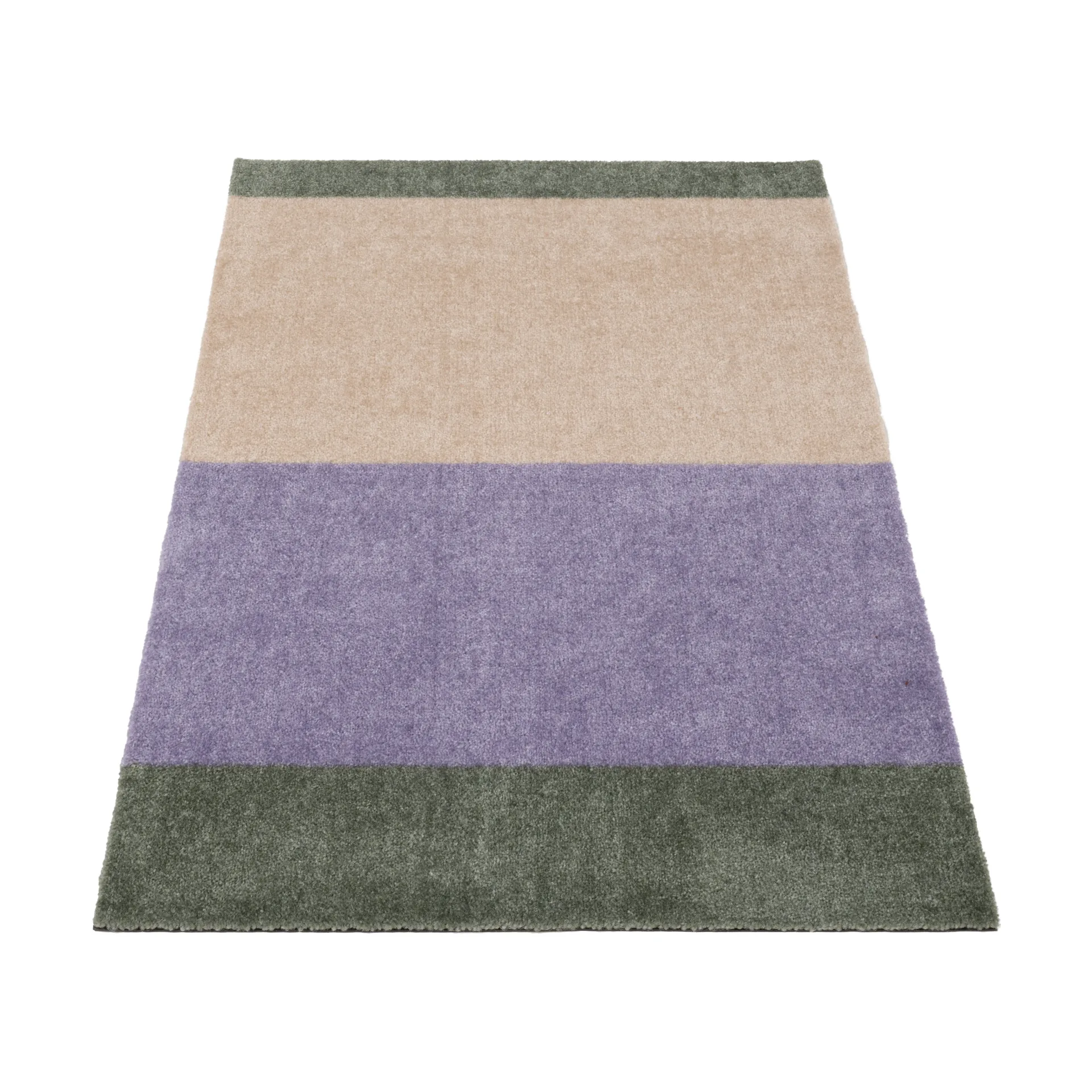 Stripes dørmåtte horisontal, Lilac-ivory-green, 60x90 cm tica copenhagen