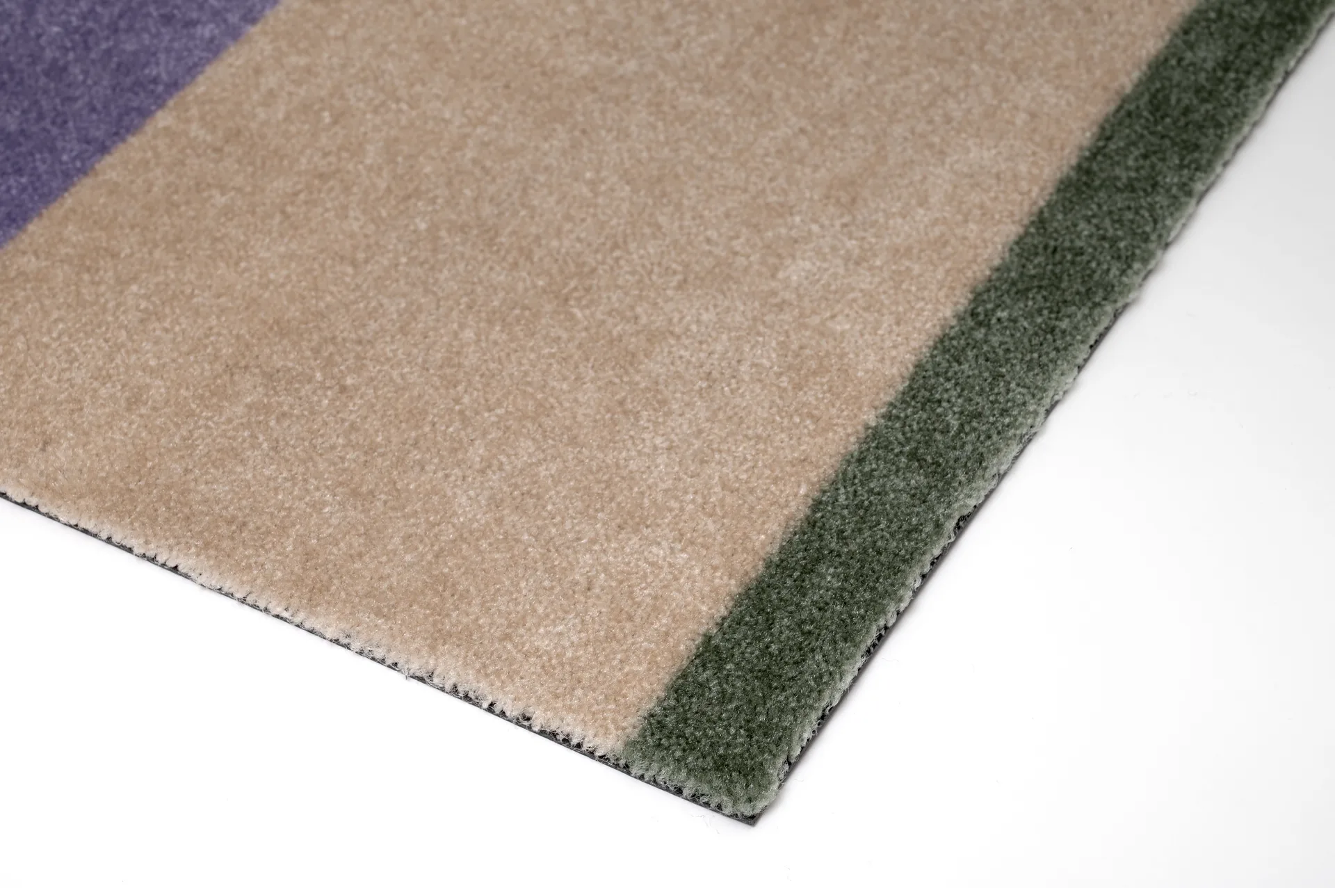 Stripes dørmåtte horisontal, Lilac-ivory-green, 60x90 cm tica copenhagen