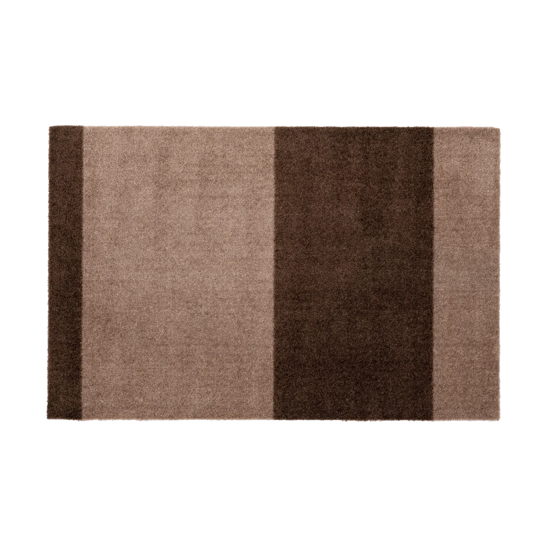 Stripes dørmåtte horisontal, Sand/brown, 60x90 cm tica copenhagen