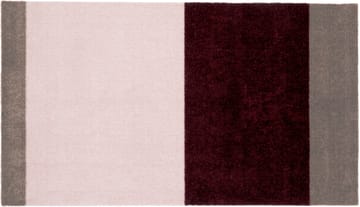 Stripes entrétæppe/løber horisontal - Bordeaux-rose-sand, 67x120 cm - tica copenhagen