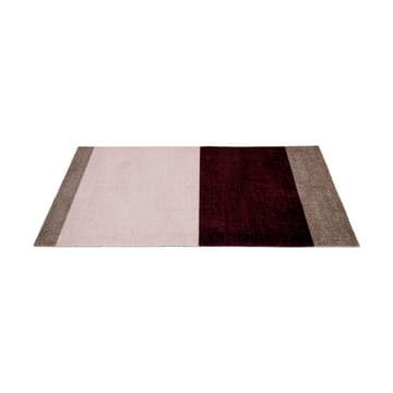 Stripes entrétæppe/løber horisontal - Bordeaux-rose-sand, 67x120 cm - tica copenhagen