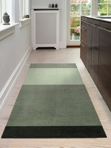 Stripes entrétæppe/løber horisontal - Green, 90x200 cm - tica copenhagen