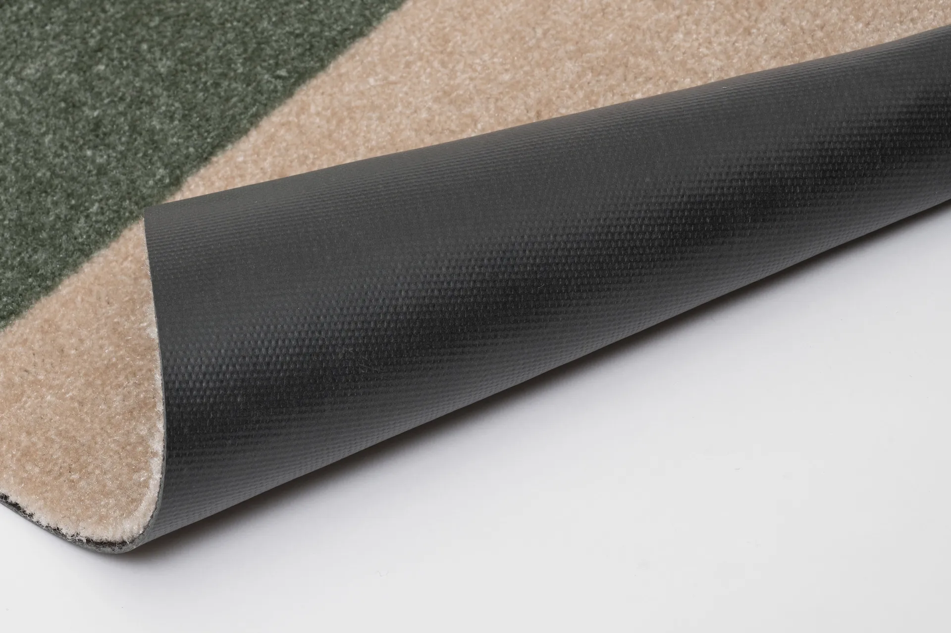 Stripes entrétæppe/løber horisontal, Green-ivory-bordeaux, 67x120 cm tica copenhagen