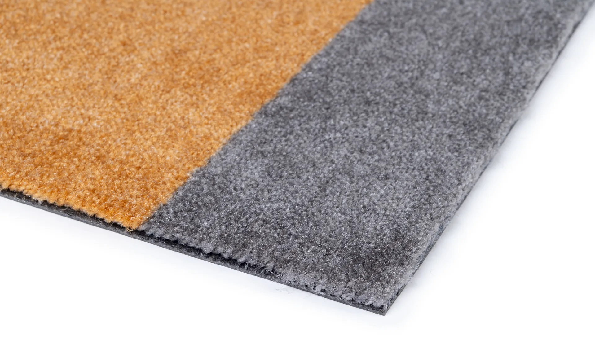 Stripes entrétæppe/løber horisontal, Grey/grey/dijon, 67x120 cm tica copenhagen