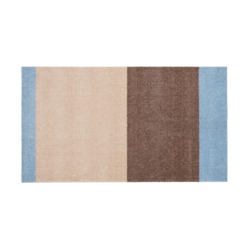Stripes entrétæppe/løber horisontal - Ivory-sand-blue, 67x120 cm - tica copenhagen