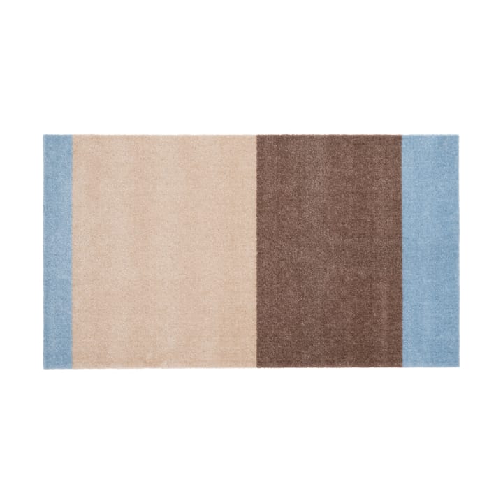 Stripes entrétæppe/løber horisontal, Ivory-sand-blue, 67x120 cm tica copenhagen