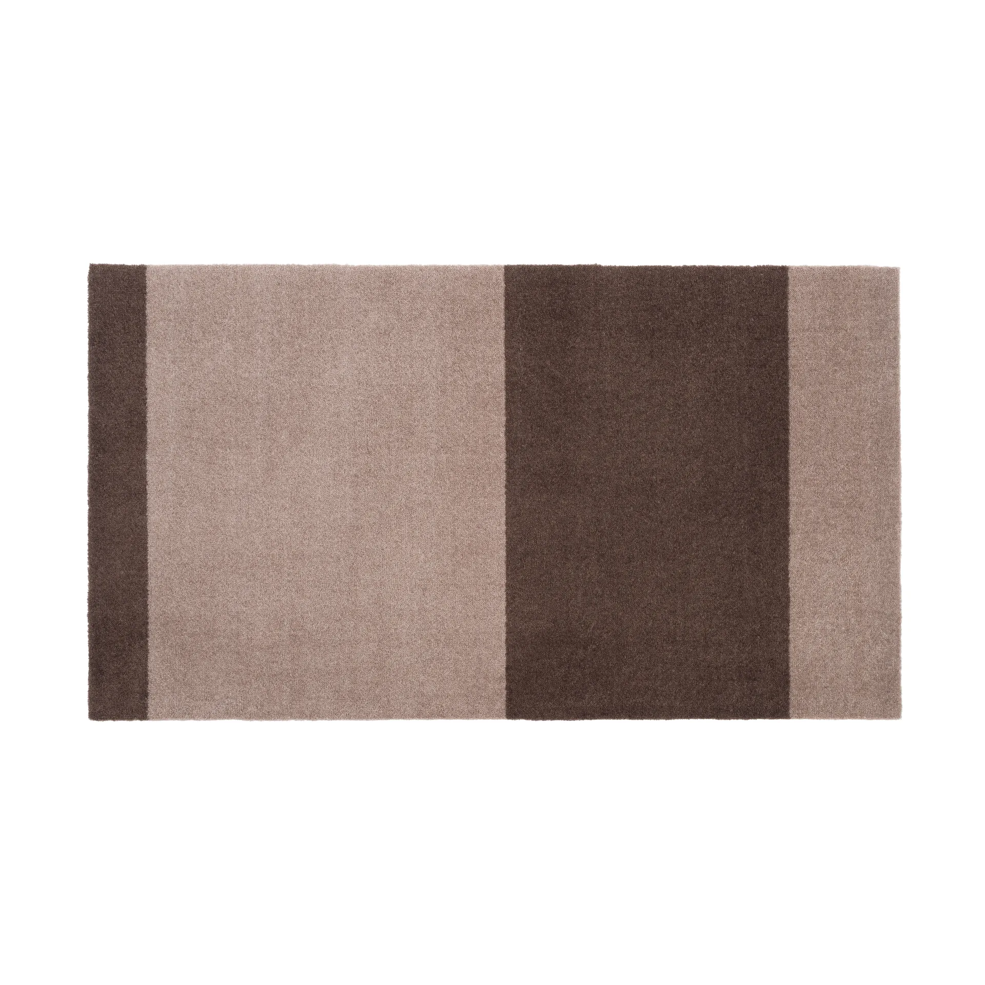 Stripes entrétæppe/løber horisontal, Sand-brown, 67x120 cm tica copenhagen