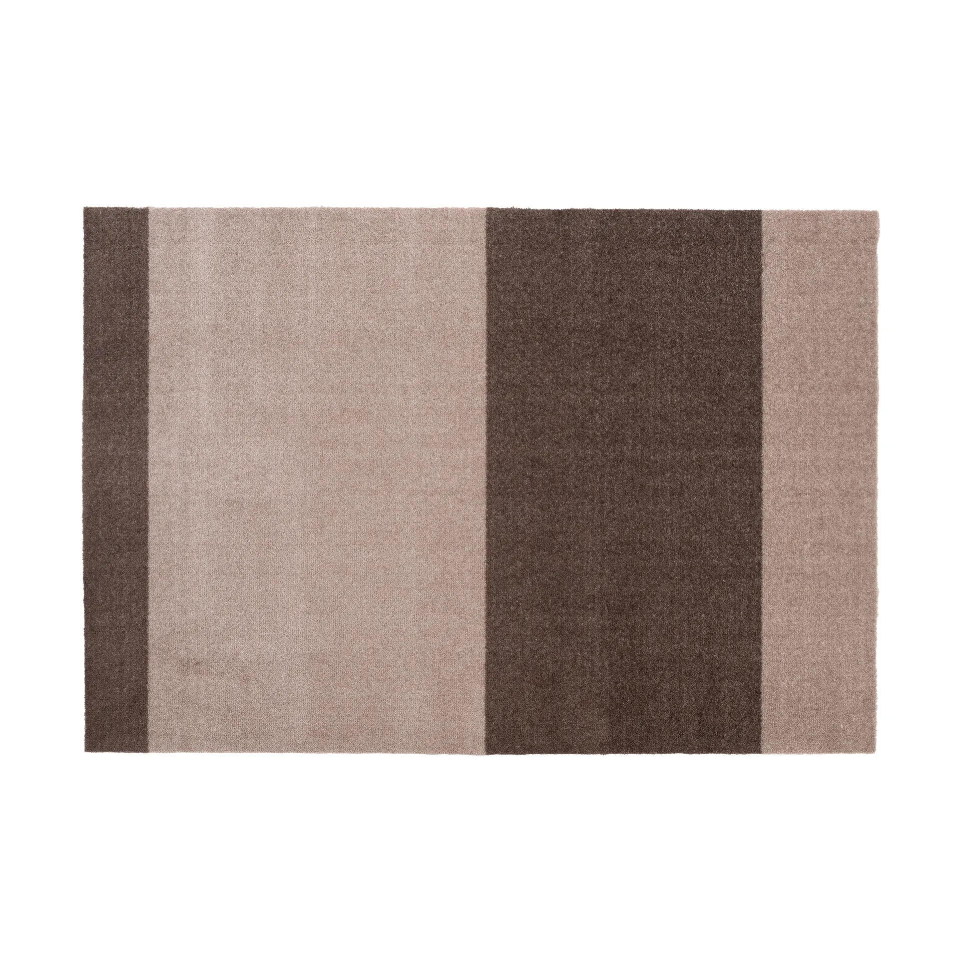 Stripes entrétæppe/løber horisontal, Sand/brown, 90x130 cm tica copenhagen