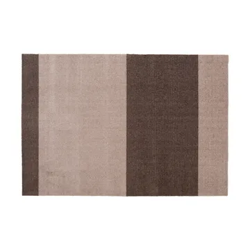 Stripes entrétæppe/løber horisontal - Sand/brown, 90x130 cm - tica copenhagen