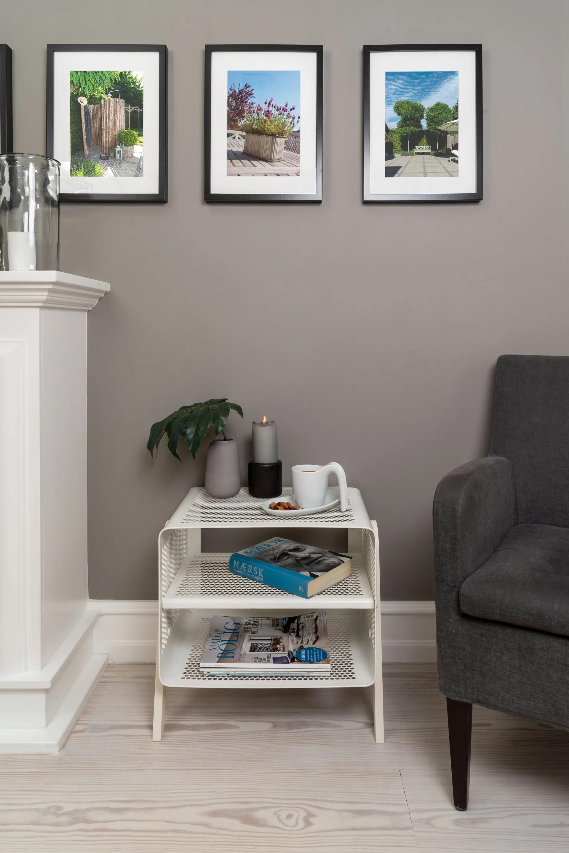 Tica hylde small, Mat white tica copenhagen