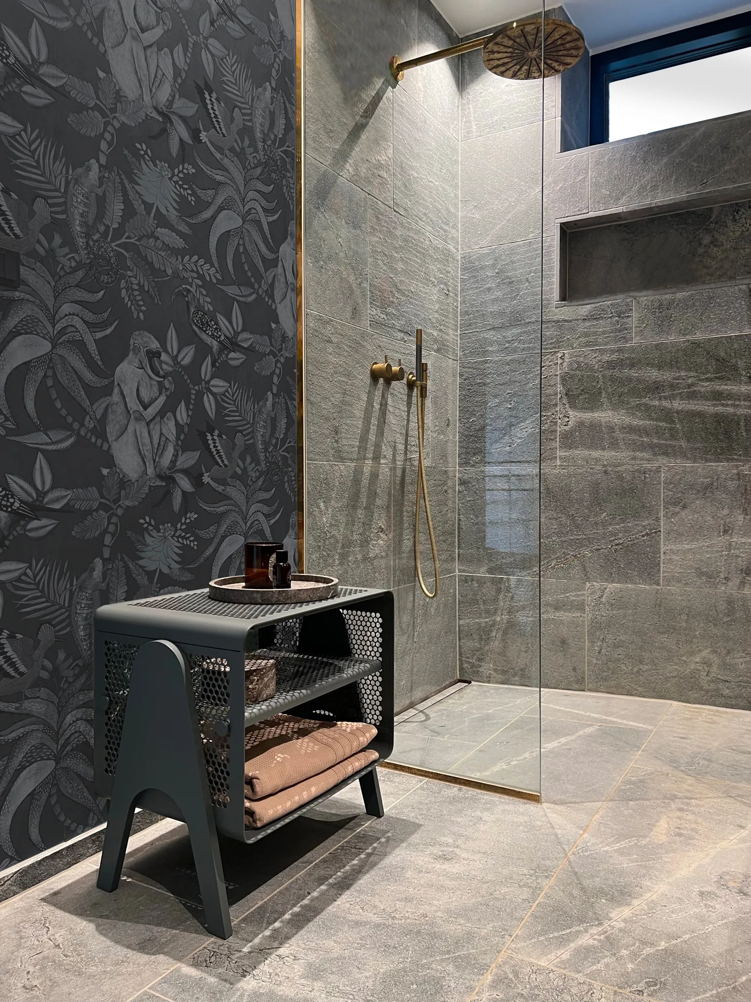 Tica Rack Floor small hylde, Steelgrey tica copenhagen