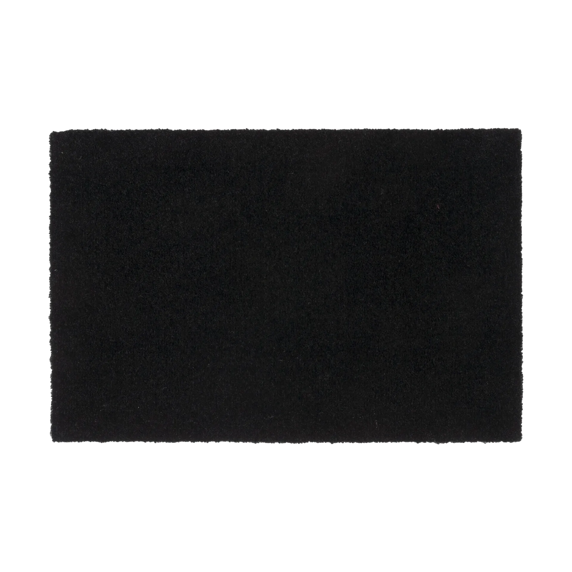 Unicolor dørmåtte, Black, 40x60 cm tica copenhagen